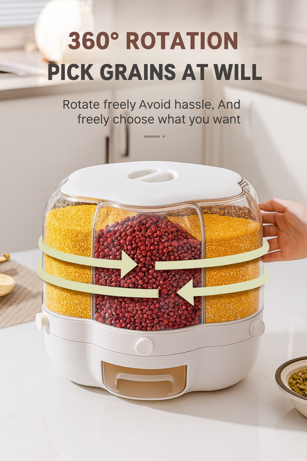 Rotating Pulse Dispenser | 6-Compartment