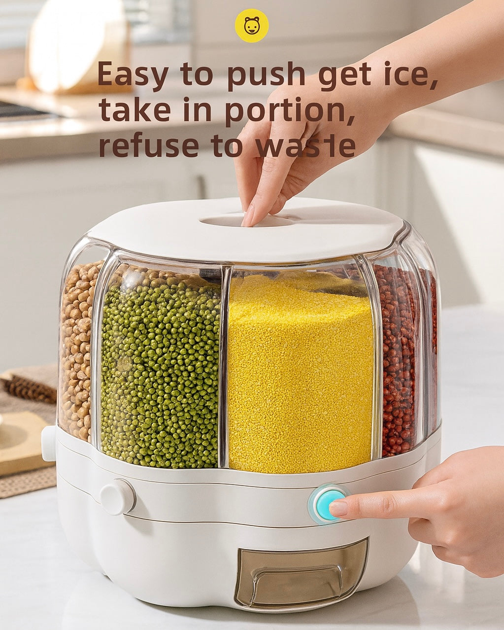 Rotating Pulse Dispenser | 6-Compartment