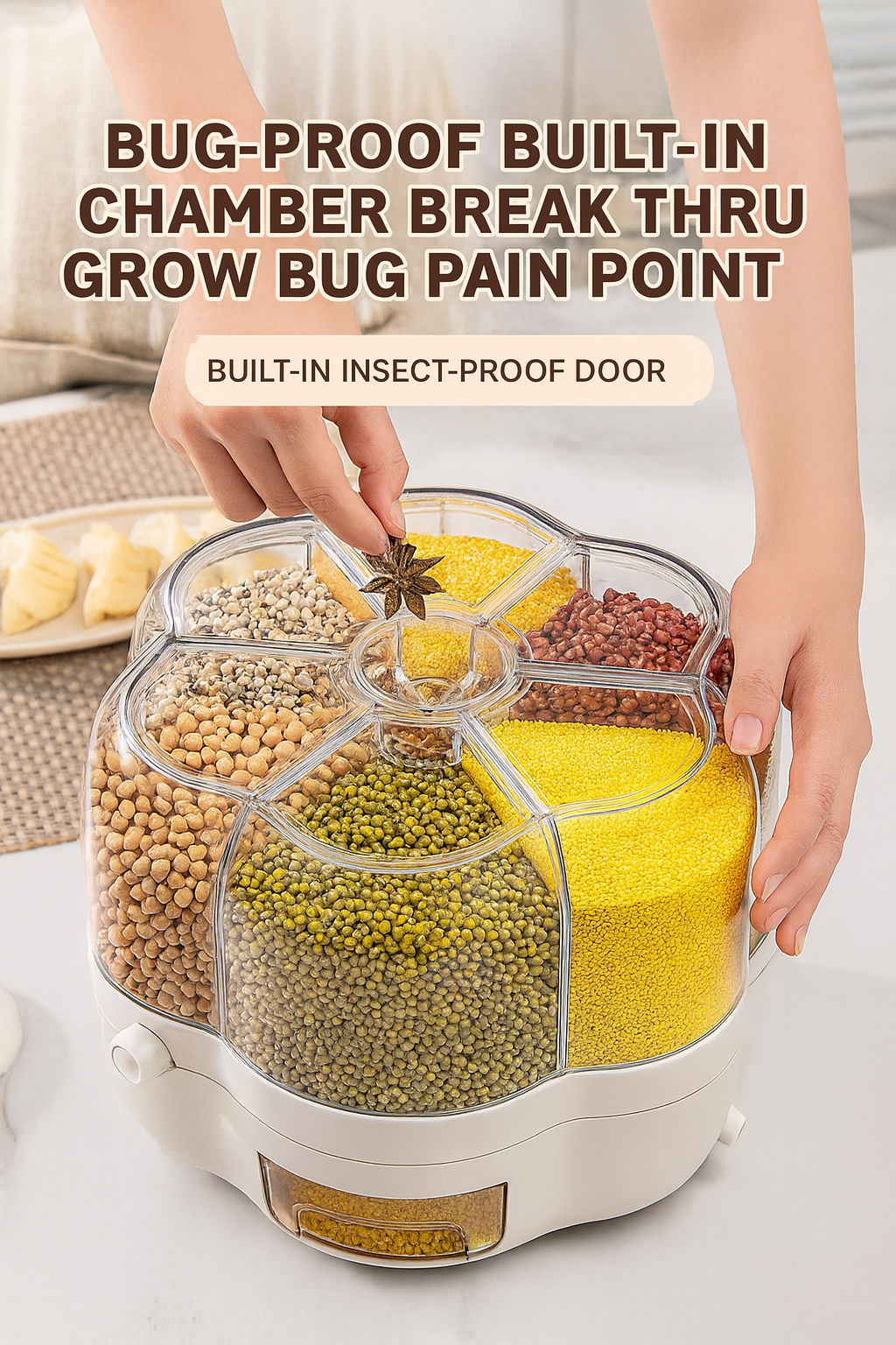 Rotating Pulse Dispenser | 6-Compartment