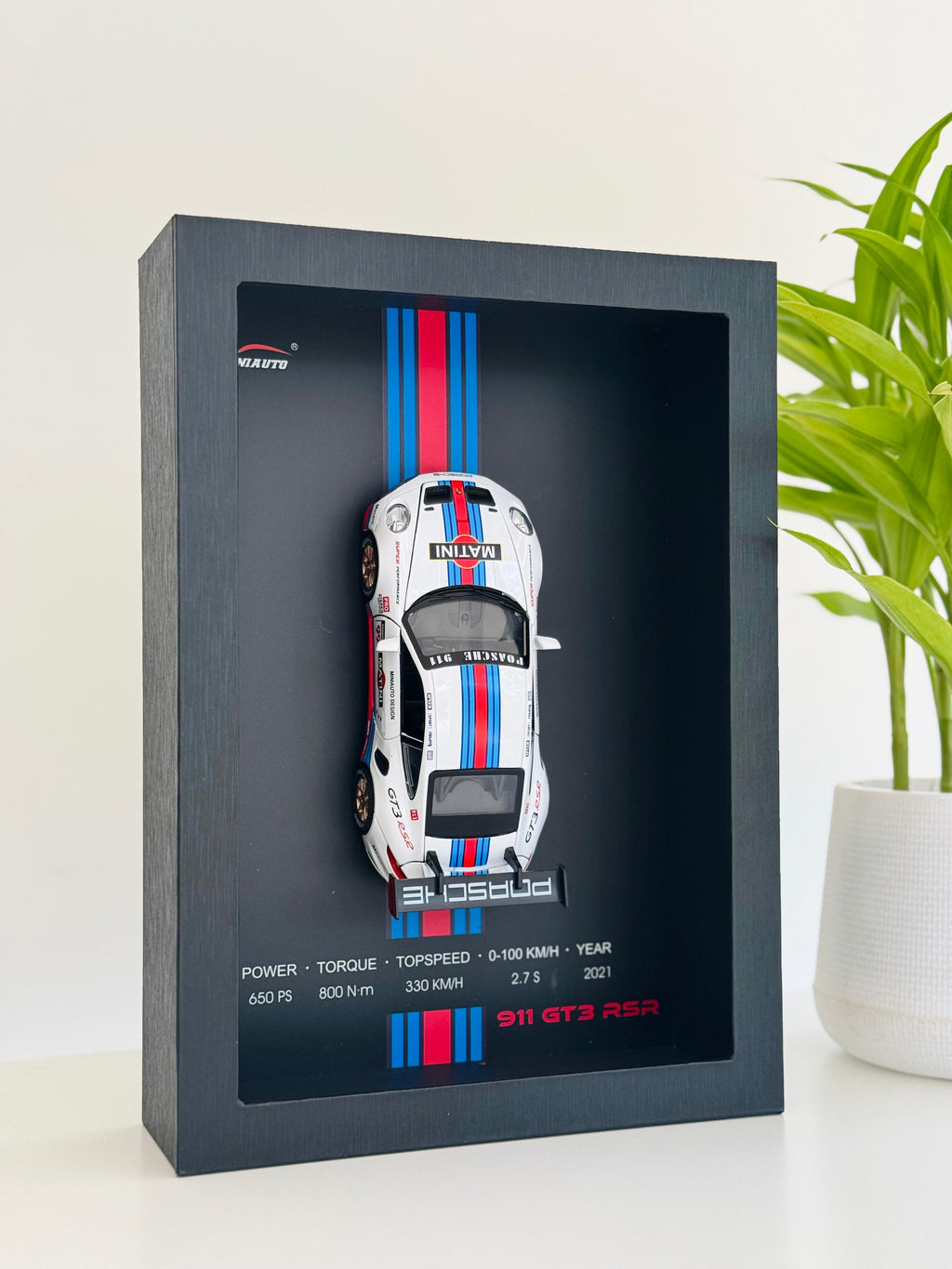 Porsche 911 GT3 RSR – Premium 3D Car Frame Collectible