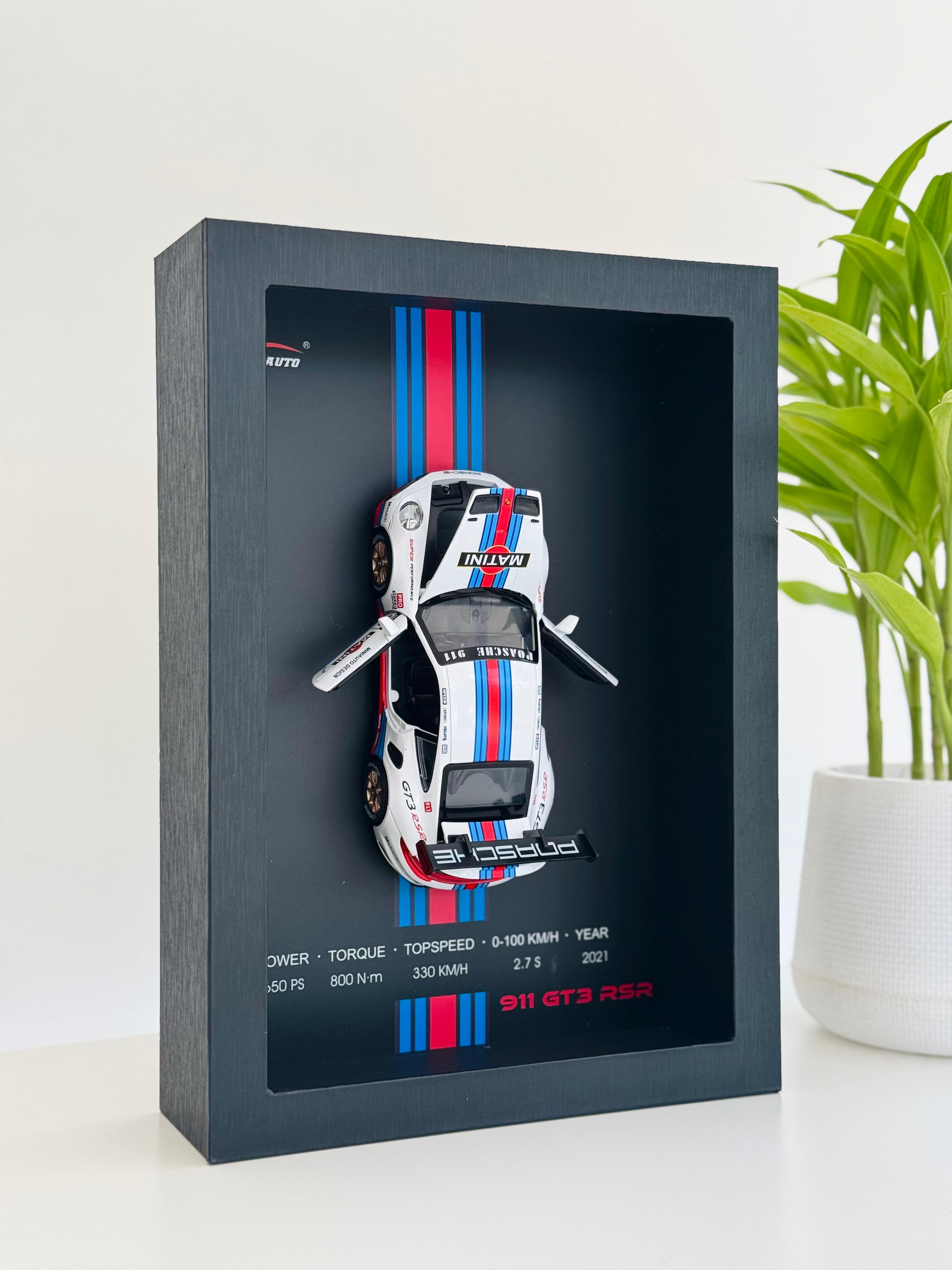 Porsche 911 GT3 RSR – Premium 3D Car Frame Collectible