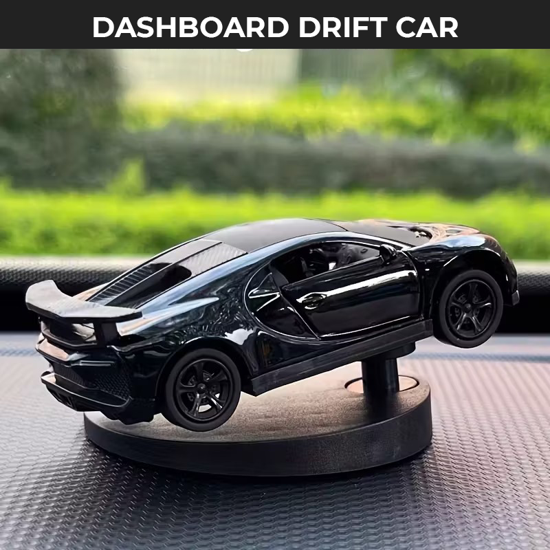 Dashboard Drifting Car – Black Bugatti Chiron | Drift Motion Base