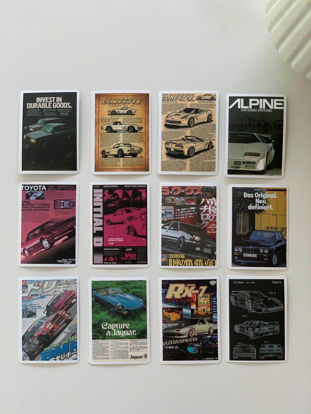 JDM Legends – Premium Car Sticker Set(Pack of 10,20,30,50)