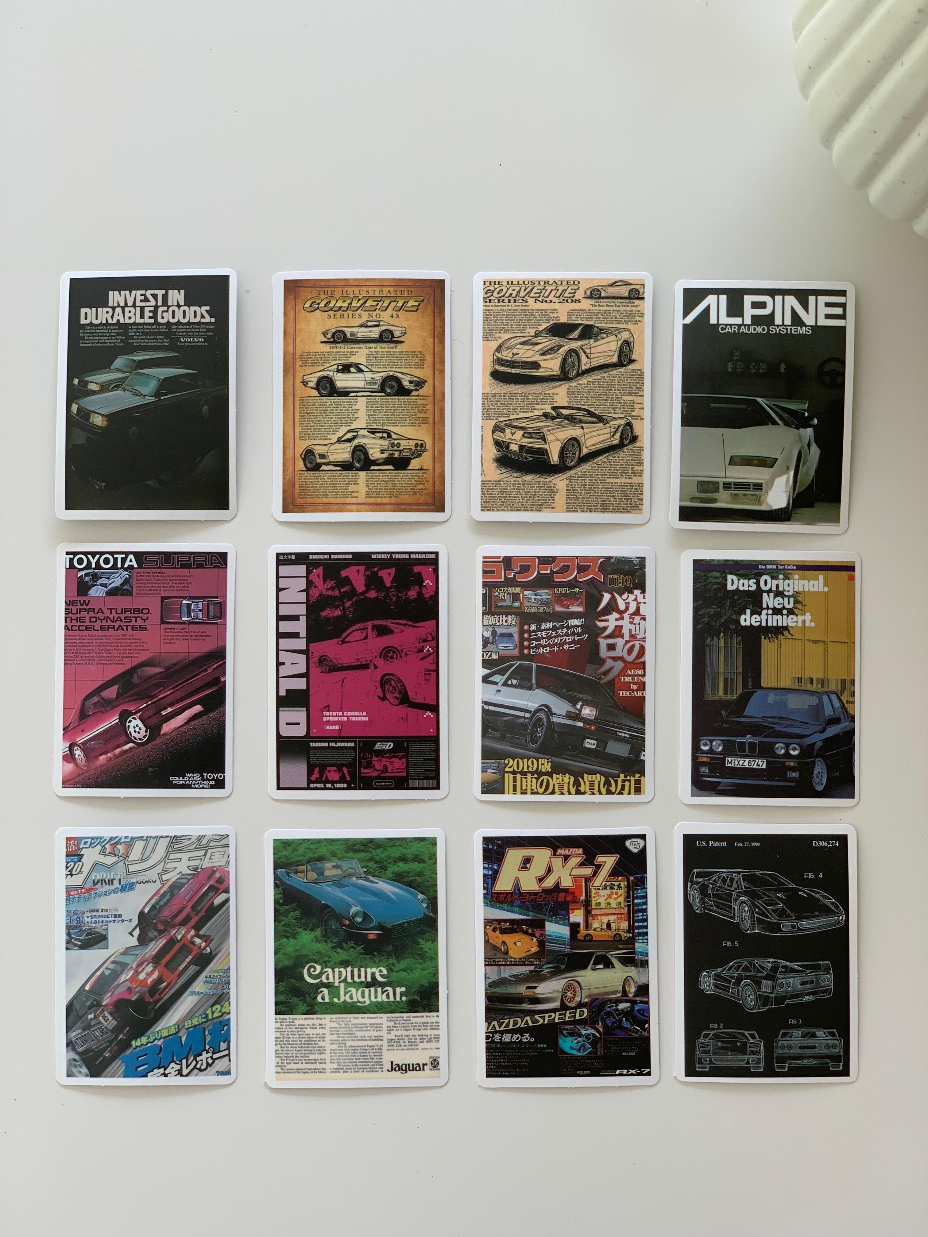 JDM Legends – Premium Car Sticker Set