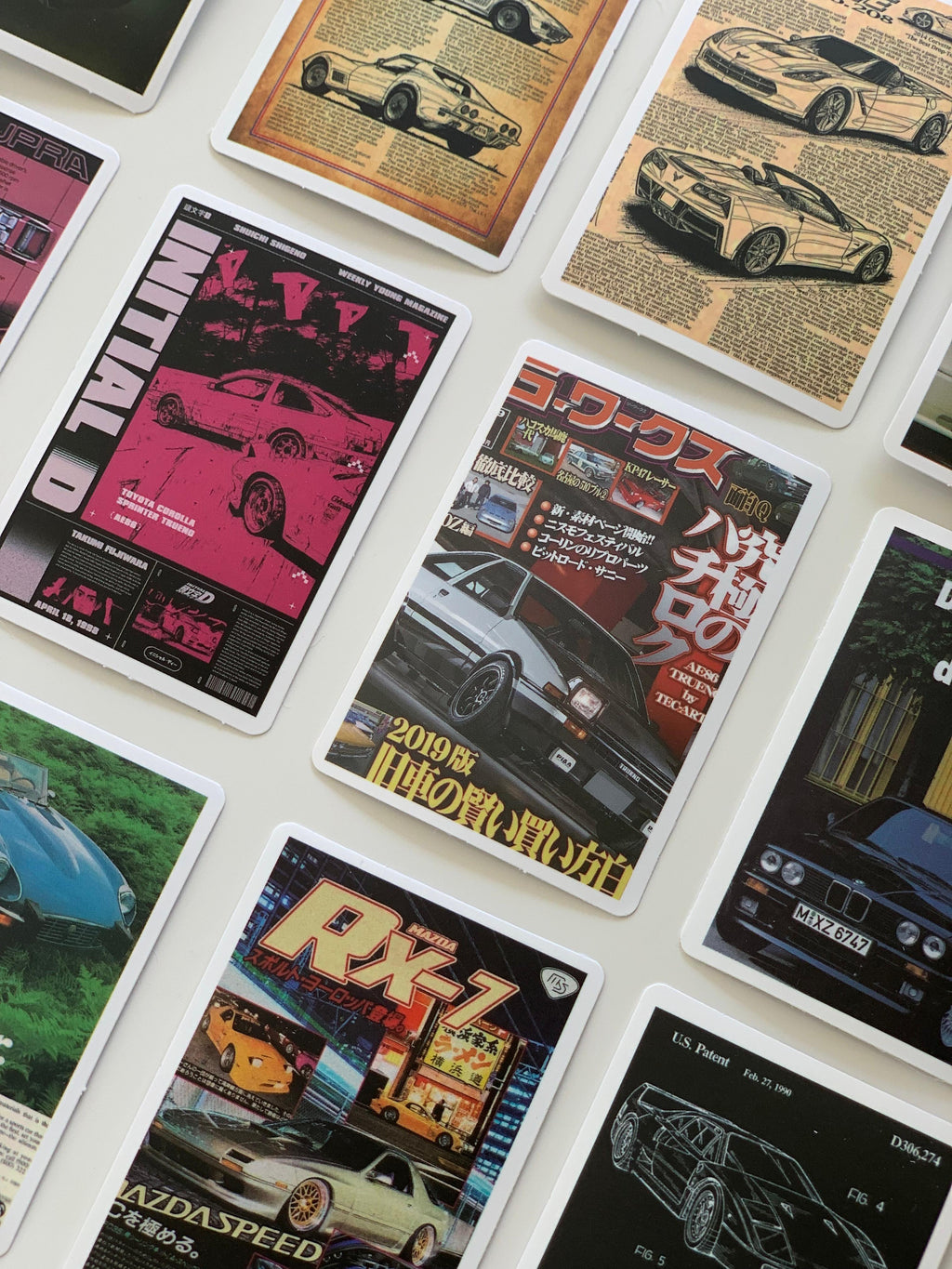 JDM Legends – Premium Car Sticker Set(Pack of 10,20,30,50)