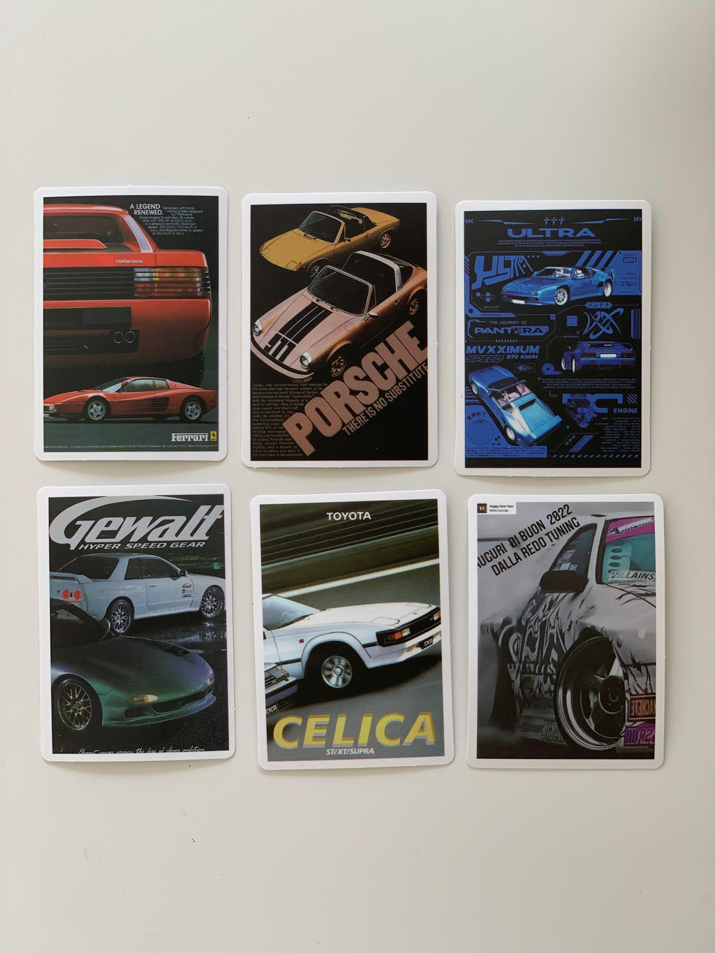 JDM Legends – Premium Car Sticker Set(Pack of 10,20,30,50)