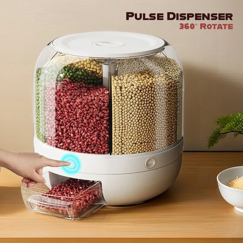 Rotating Pulse Dispenser | 6-Compartment