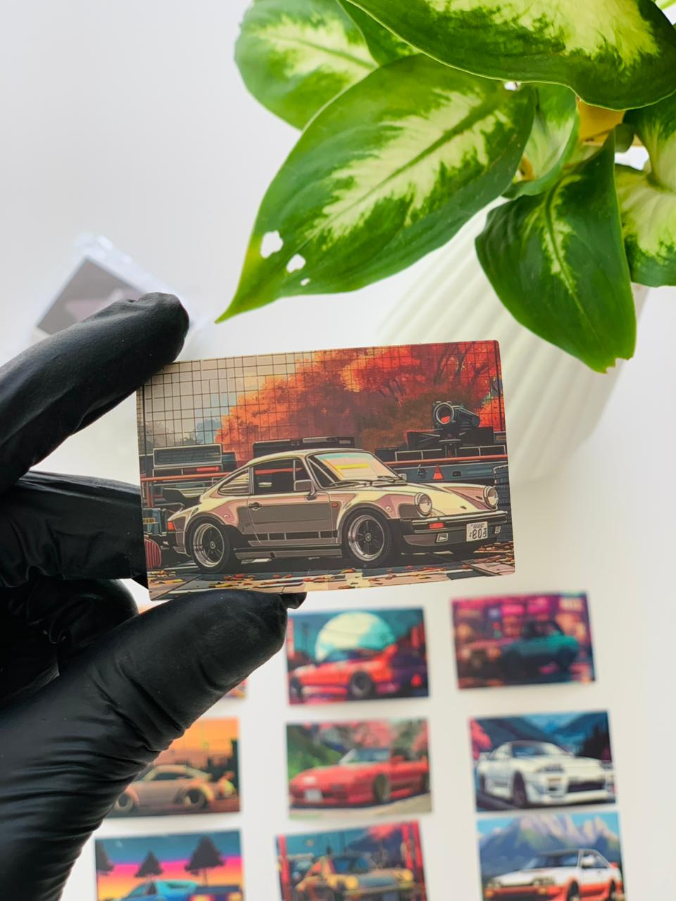 Neon Street Icons – Premium Car Sticker Set (Pack of 5,10,20,30,50)