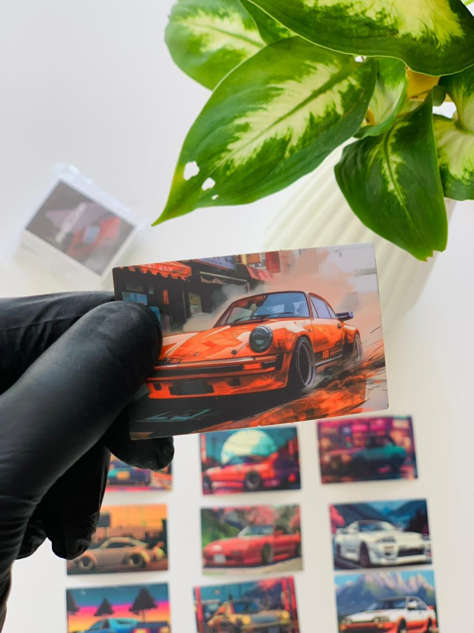 Neon Street Icons – Premium Car Sticker Set (Pack of 5,10,20,30,50)