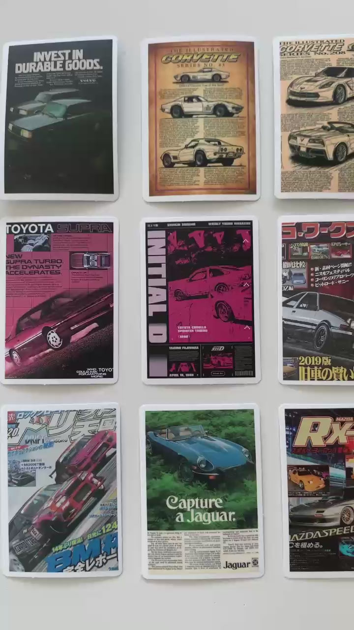 JDM Legends – Premium Car Sticker Set(Pack of 10,20,30,50)