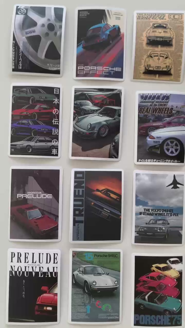 JDM Legends – Premium Car Sticker Set(Pack of 10,20,30,50)